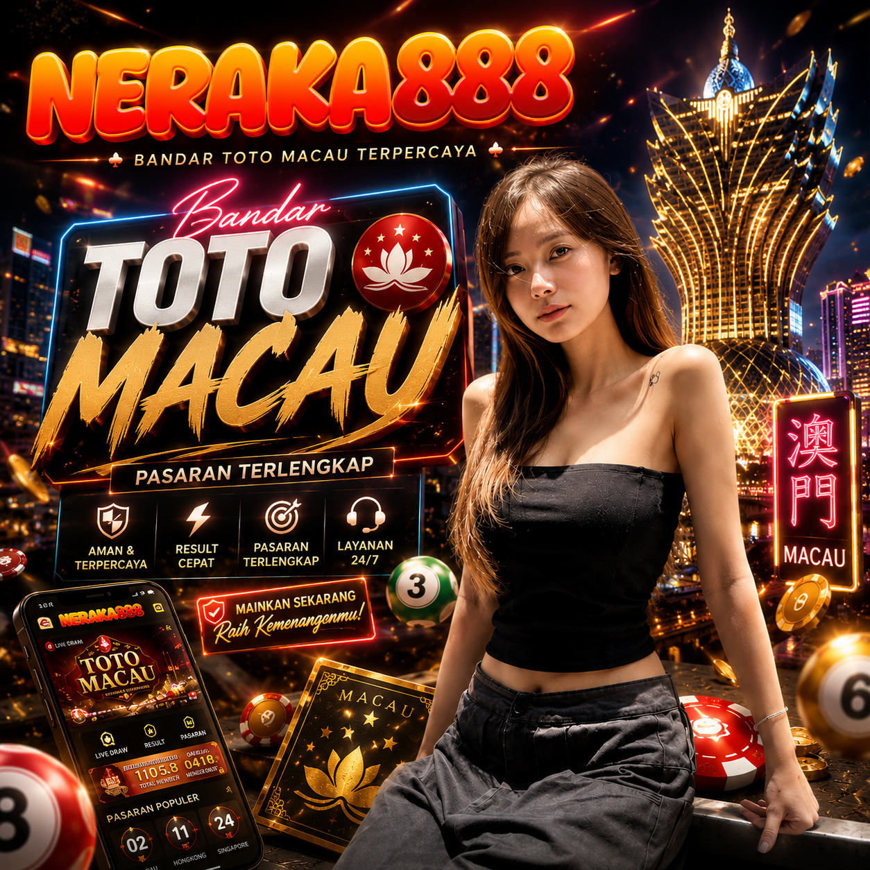 NERAKA888 🌉 Panorama Toto Macau Premium dengan Pasaran Internasional dan Pengalaman Digital Berkelas
